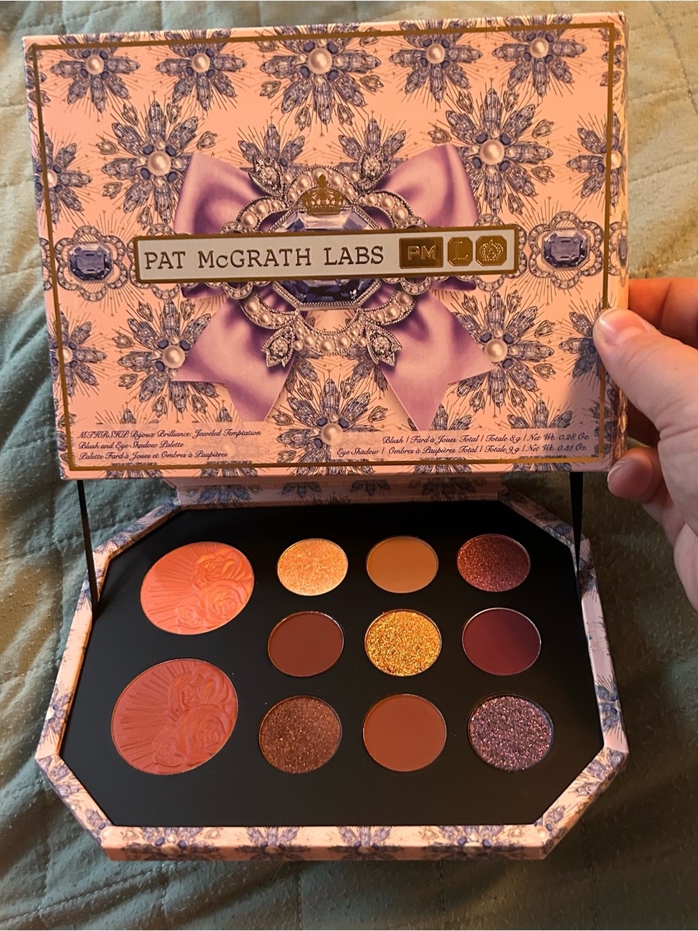 PAT McGRATH LABS MTHRSHP Bijoux Brilliance Jeweled Temptation Palette Eyes Face